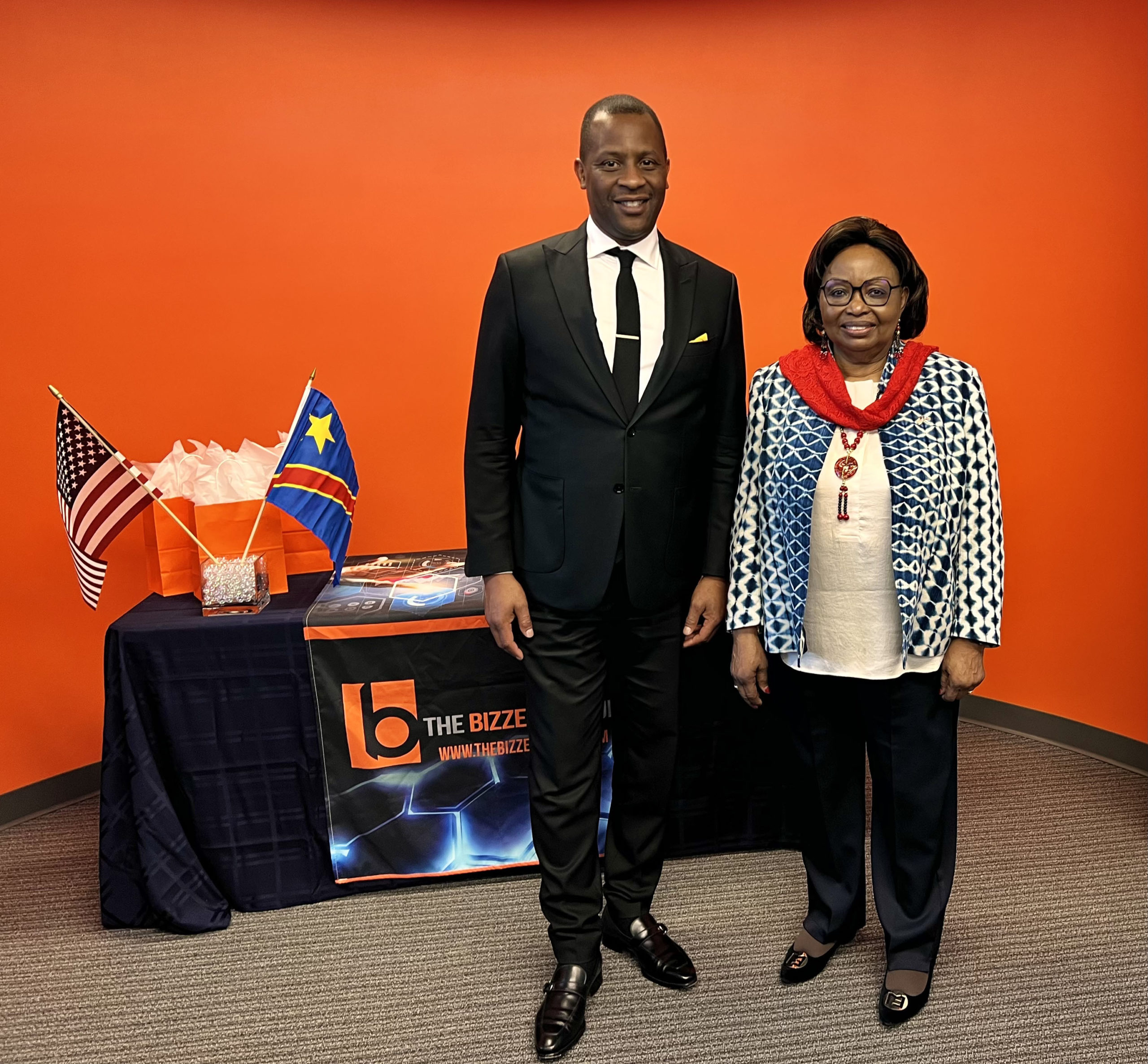 CEO, Anton C. Bizzell, MD and Her Excellency Marie-Hélène Mathey-Boo Lowumba, Ambassador of the Democratic Republic of the Congo (DRC)